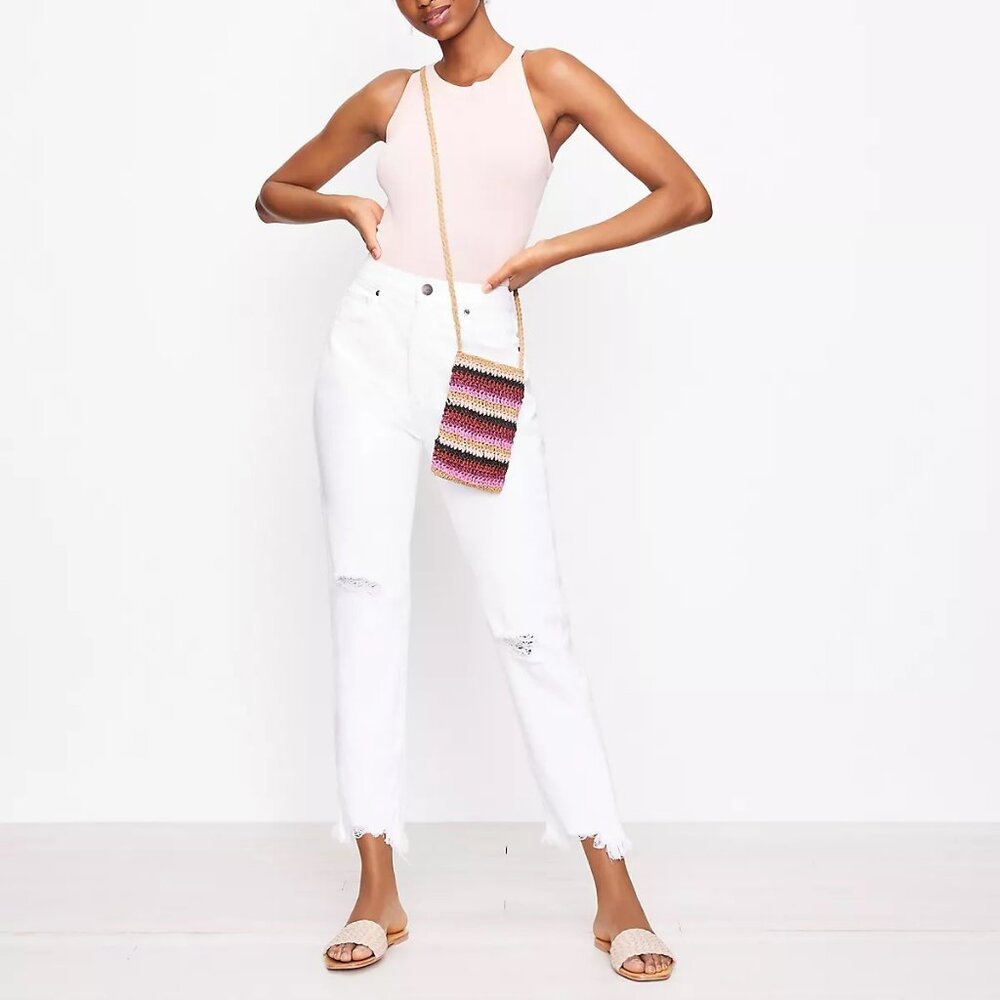 LOFT 90s Straight Jean in White - size 29/8